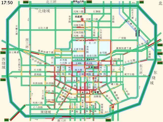 這些數(shù)據(jù)告訴你,年前的西安到底有多堵?